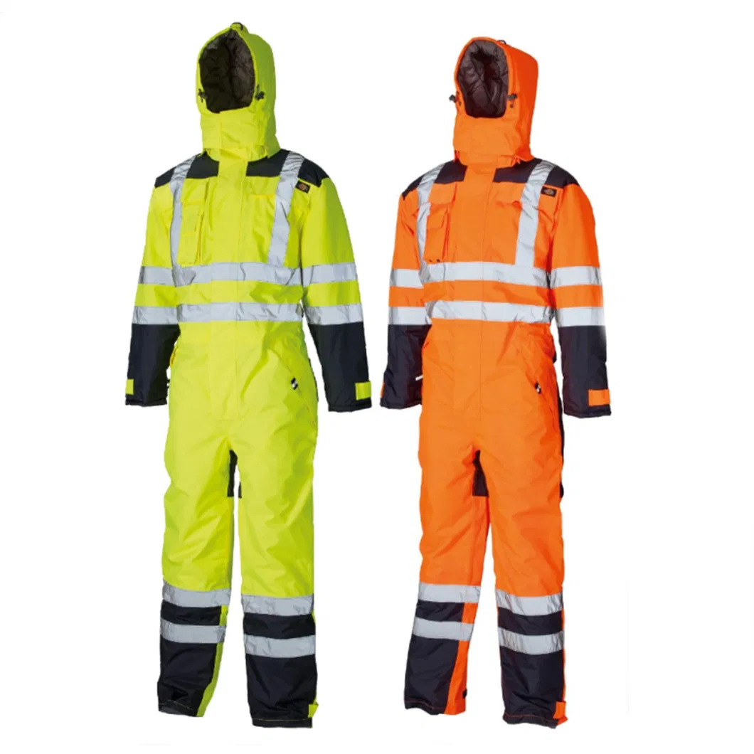 Professional Factory Direct Work Wear Workwear Reflective Safety Overall Coverall Working Uniform